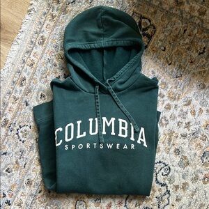 Columbia Green Sweatshirt Hoodie Pullover